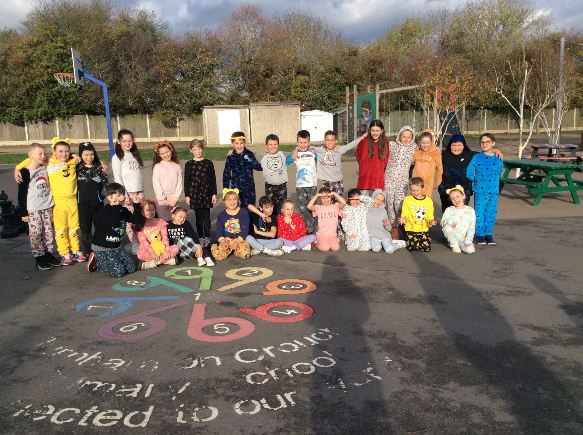 Children in Need Day in Year 4 Burnham on Crouch Primary School